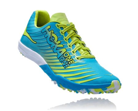 Hoka One One Evo Xc Spikeless Moški Spikes Modra / Rumena SI-675403O